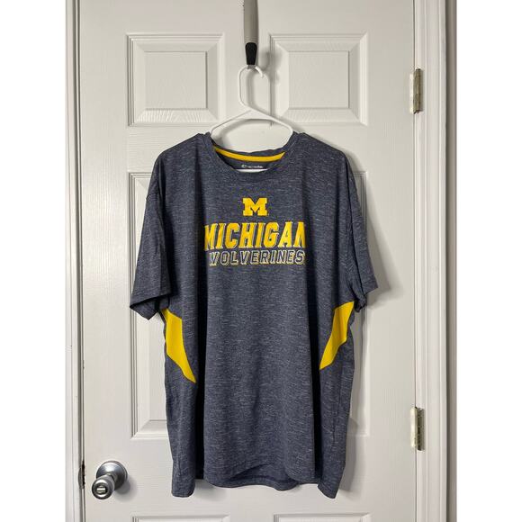 Champion elite University of Michigan Athletic/ Workout T-Shirt Sz: 2XL - Picture 1 of 4